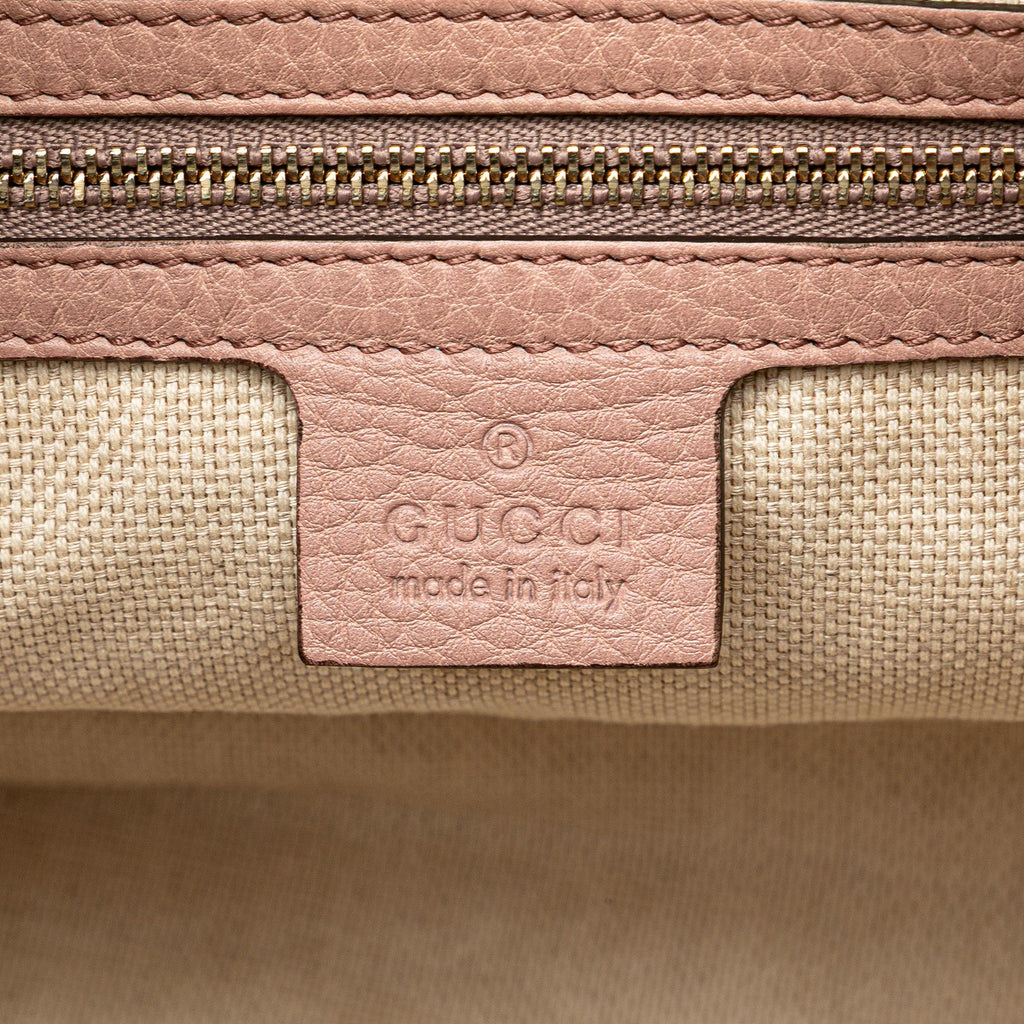 Gucci Medium Leather Soho Chain Tote