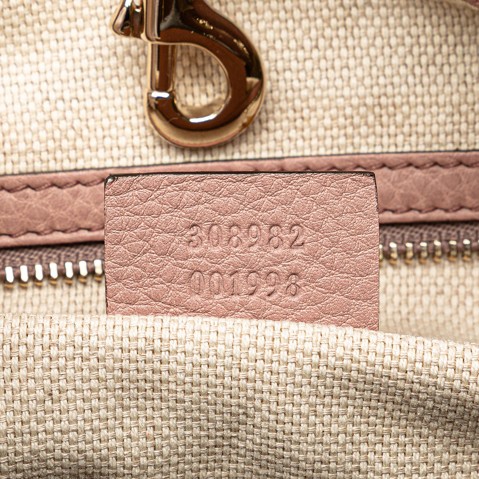 Gucci Medium Leather Soho Chain Tote