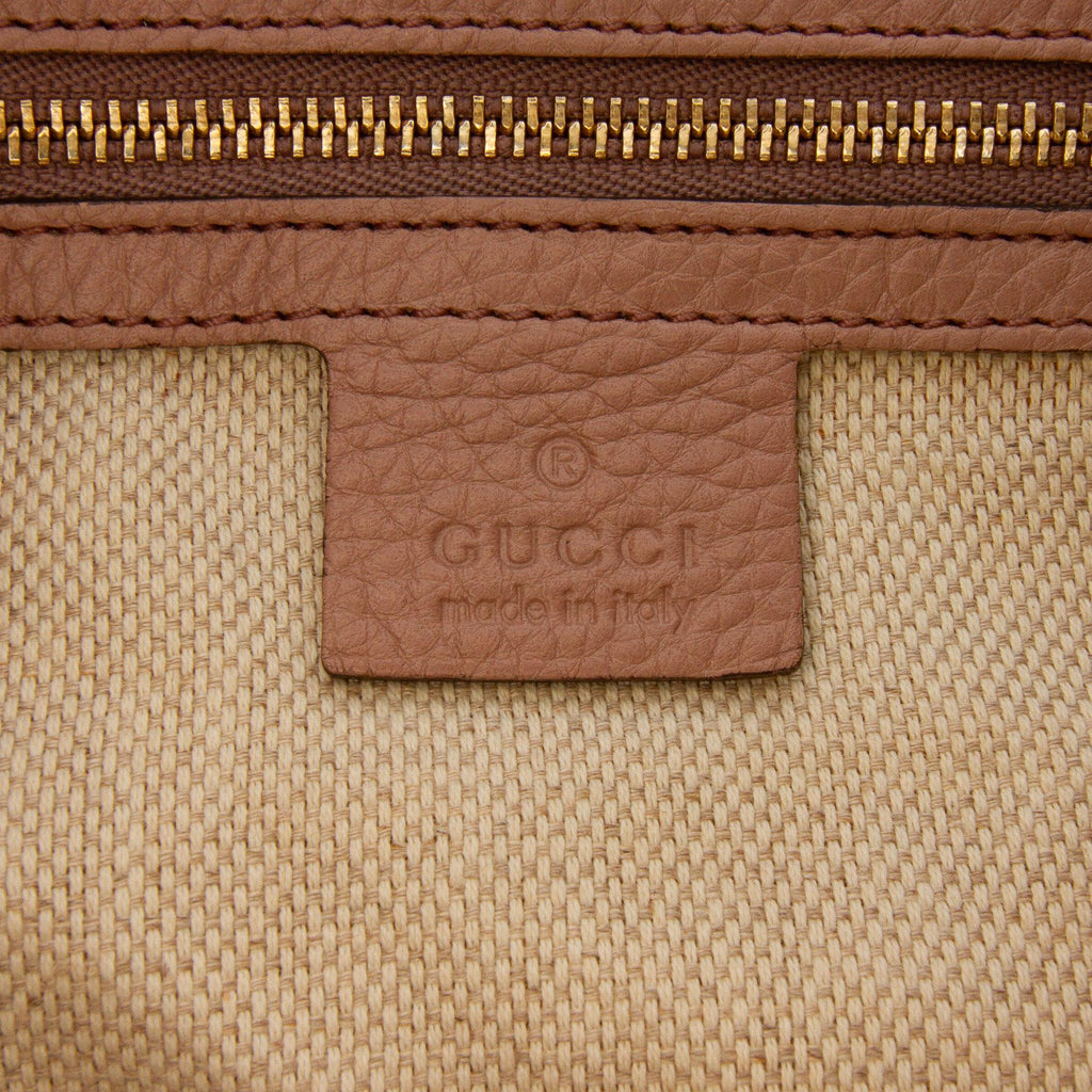 Gucci Medium Leather Soho Chain Tote
