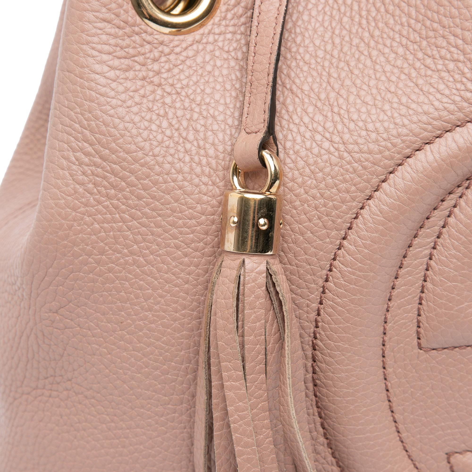 Gucci Medium Leather Soho Chain Tote