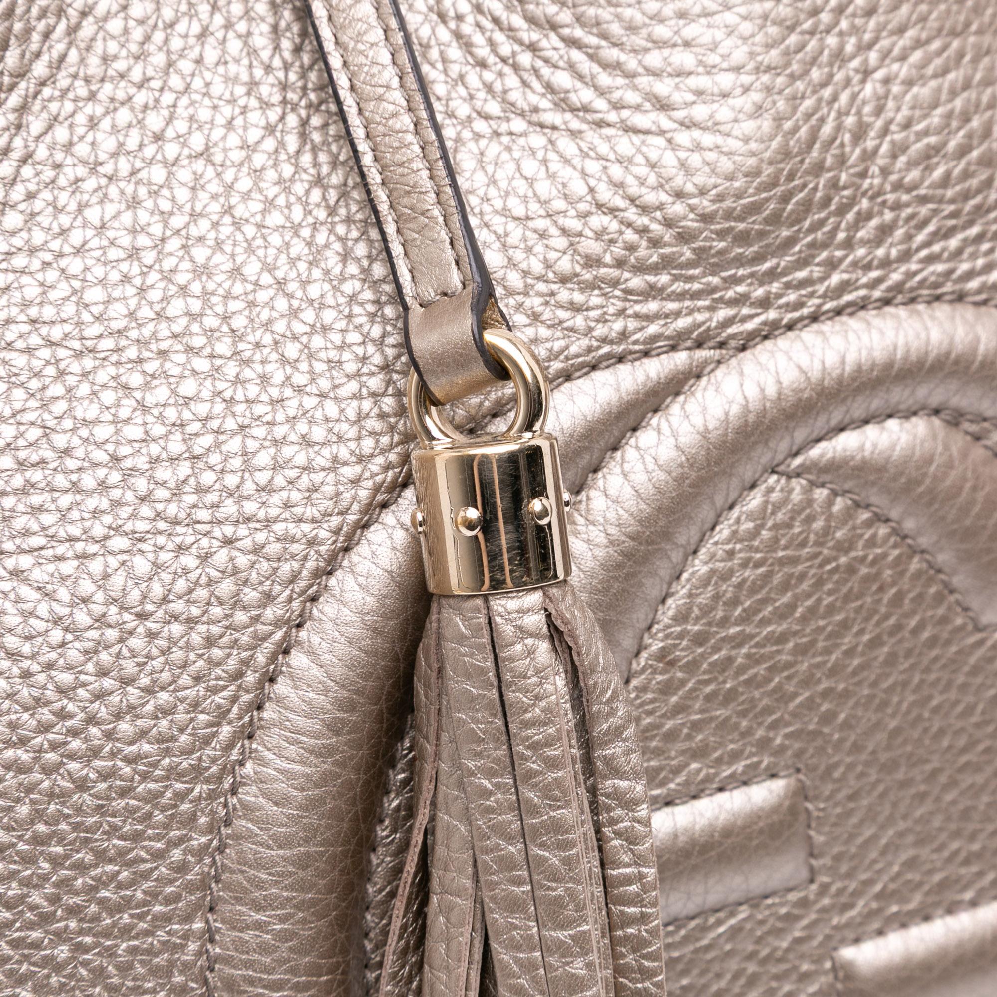 Gucci Medium Leather Soho Chain Tote