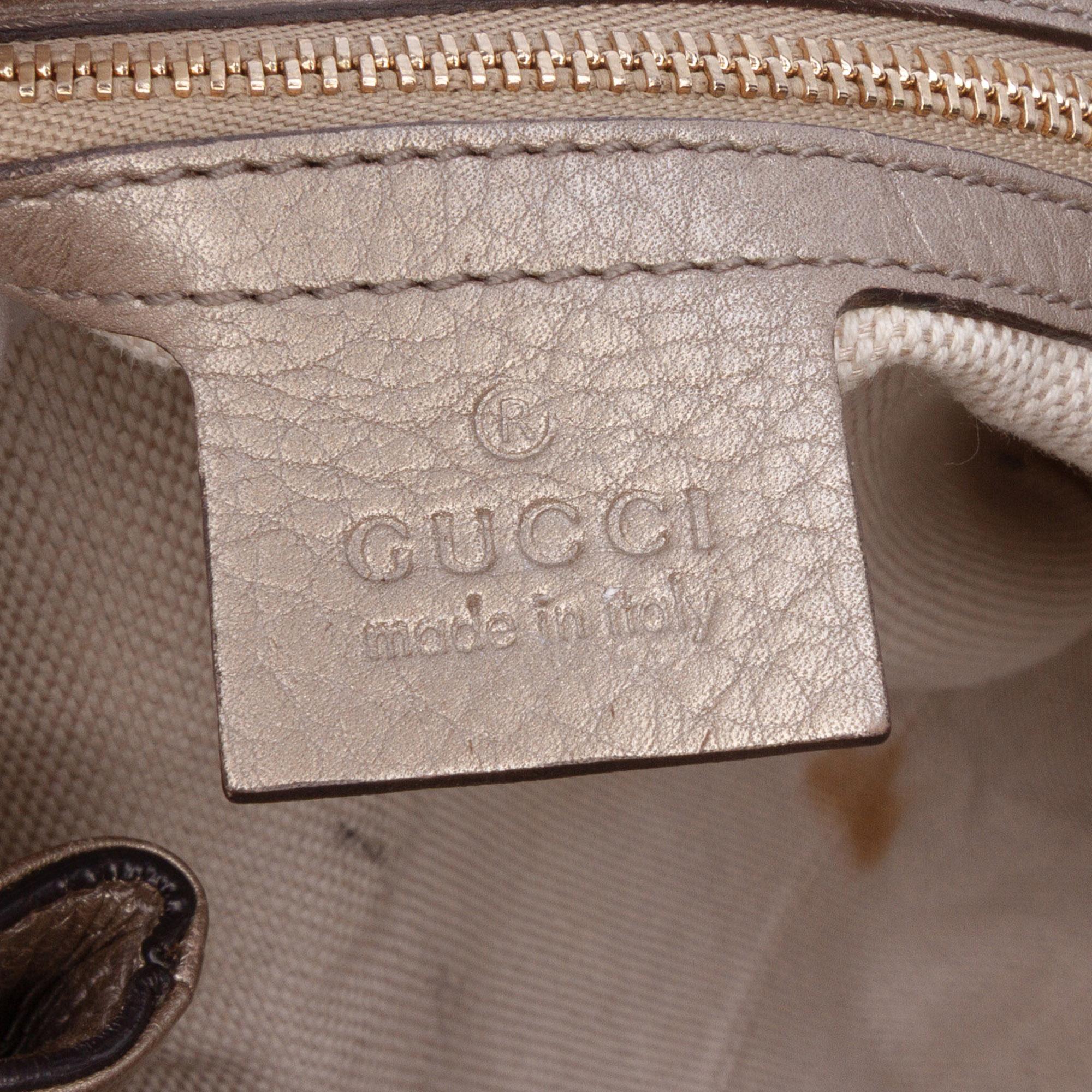 Gucci Medium Leather Soho Chain Tote