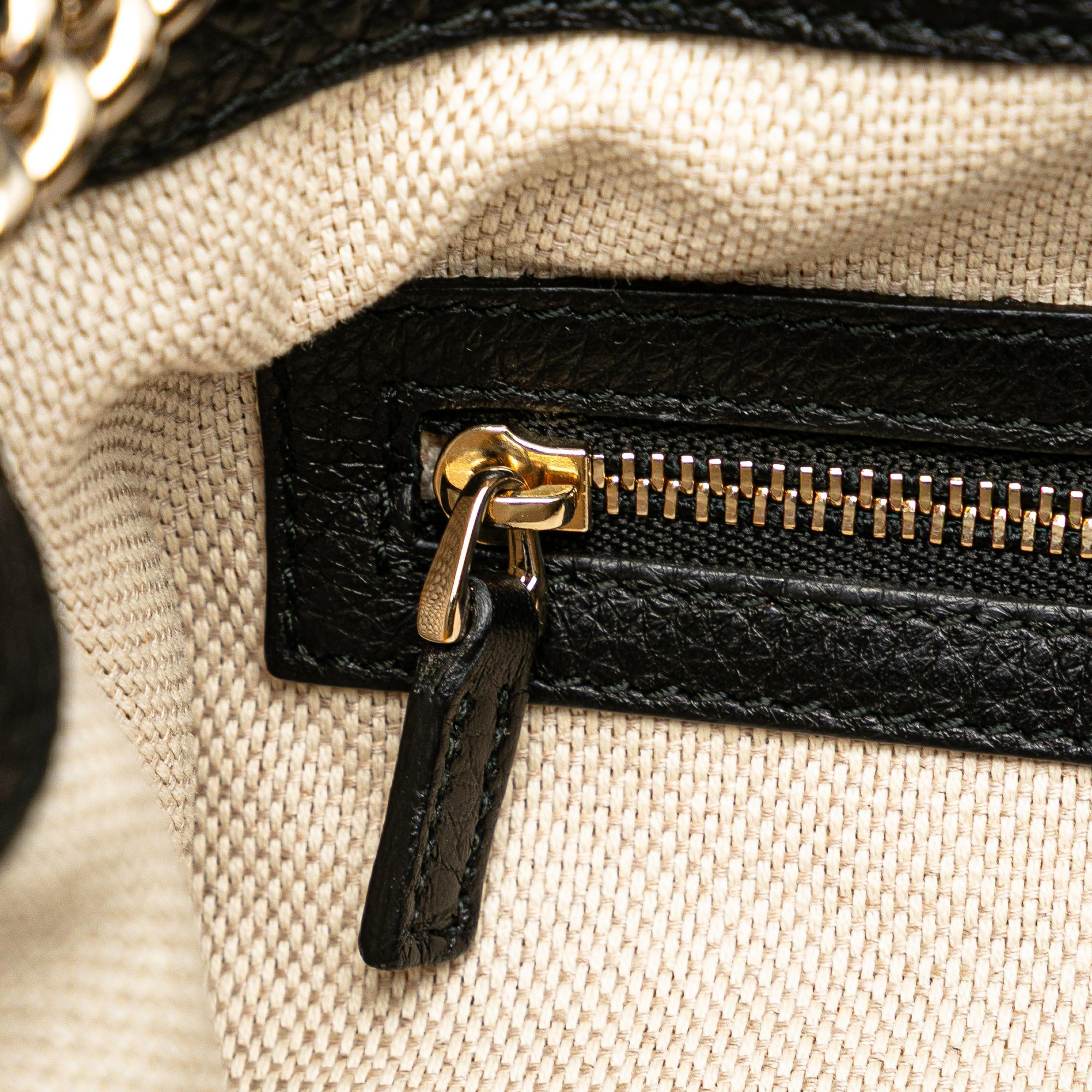 Gucci Medium Leather Soho Chain Tote