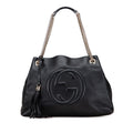 Gucci Medium Leather Soho Chain Tote