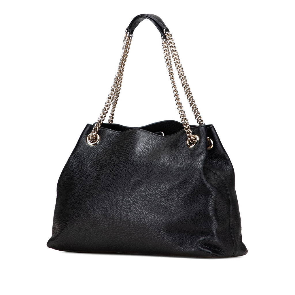 Gucci Medium Leather Soho Chain Tote