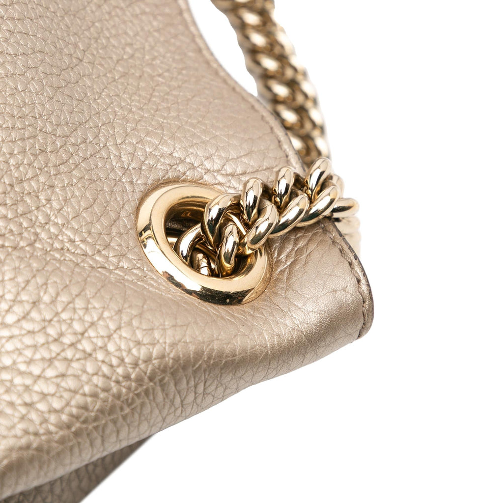 Gucci Medium Leather Soho Chain Tote