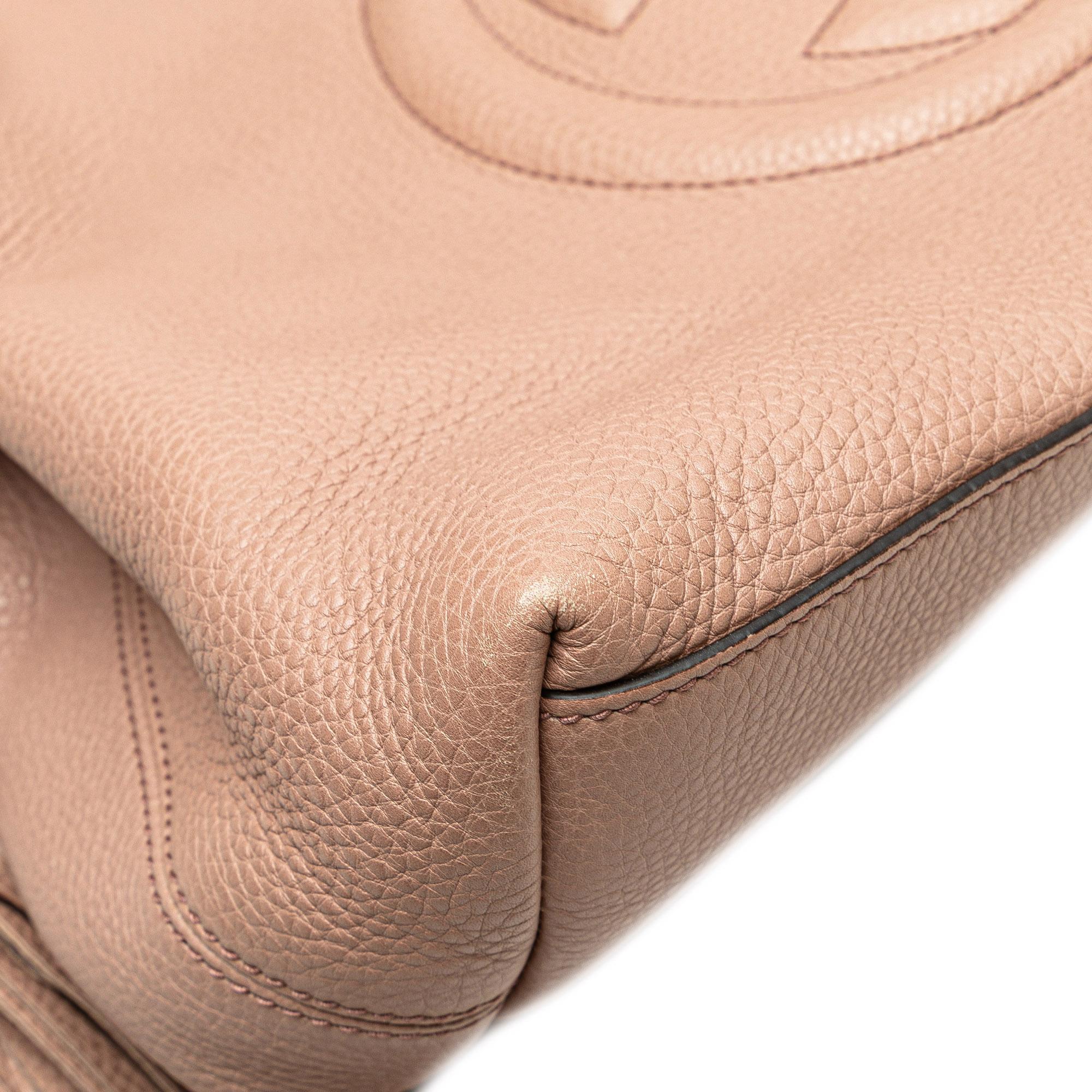 Gucci Medium Leather Soho Chain Tote
