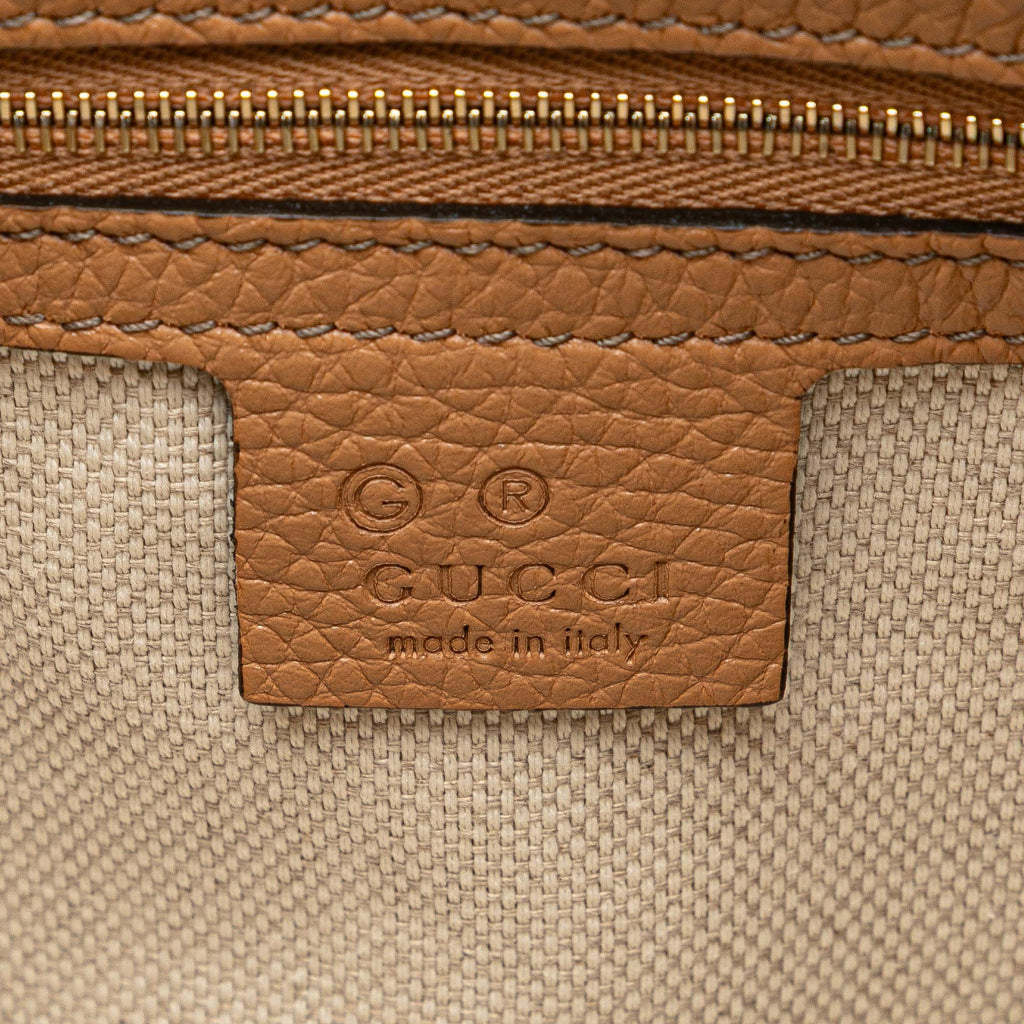 Gucci Medium Leather Soho Chain Tote
