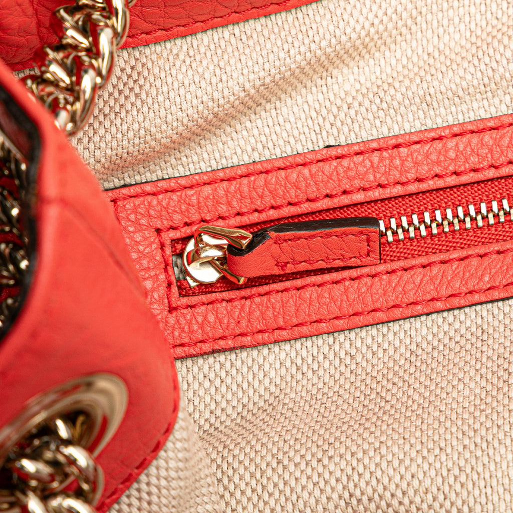 Gucci Medium Leather Soho Chain Tote