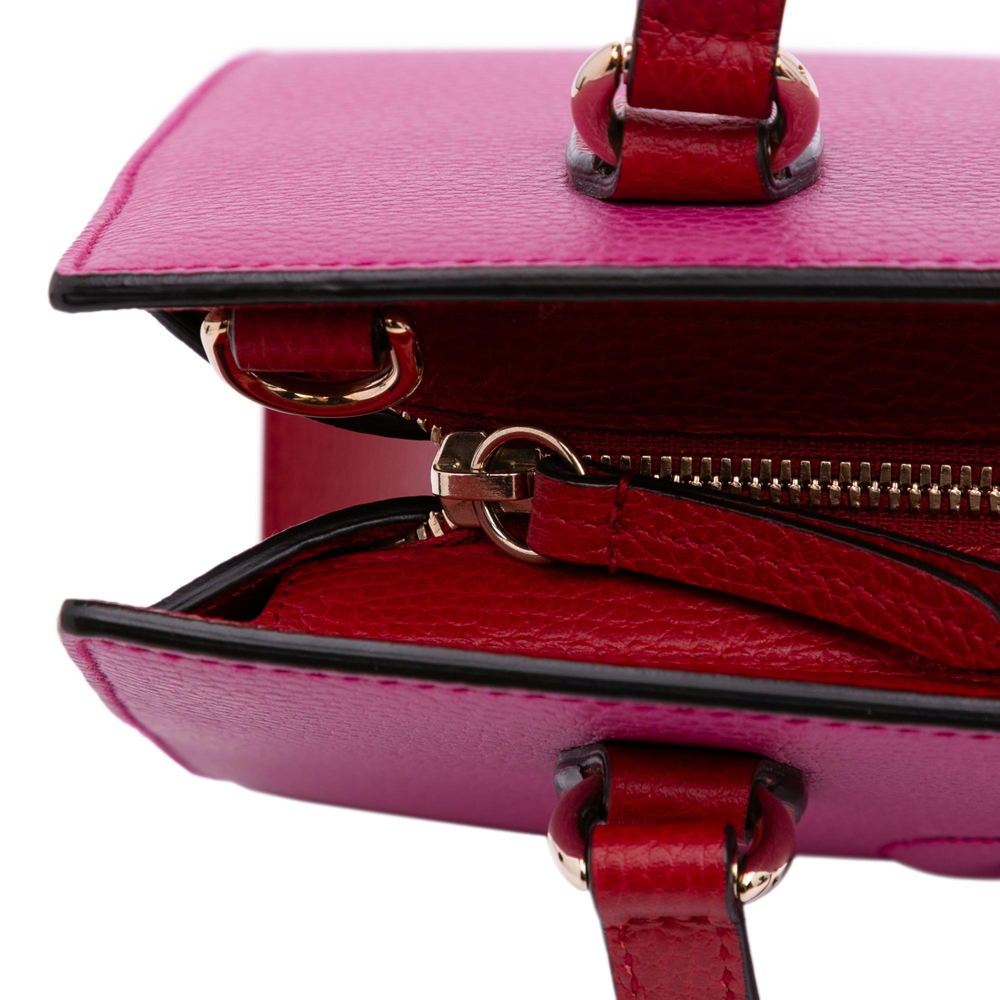 Gucci Medium Leather Soho Satchel