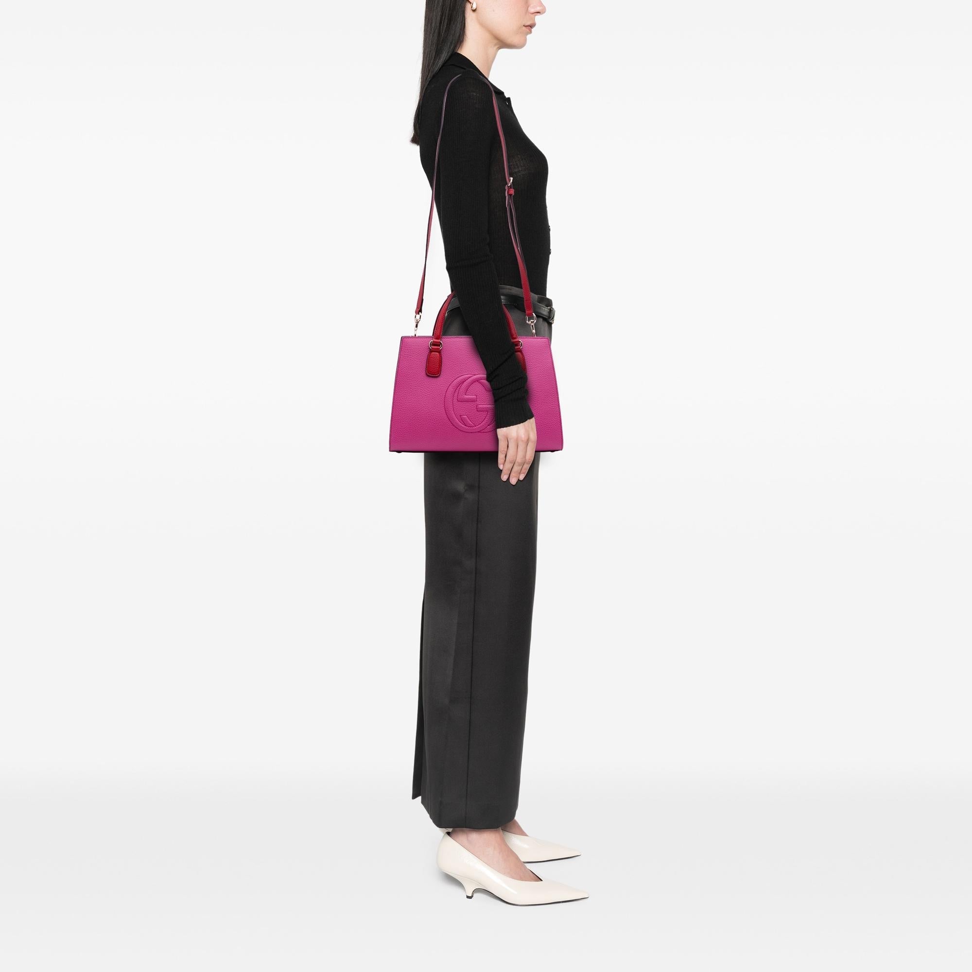 Gucci Medium Leather Soho Satchel