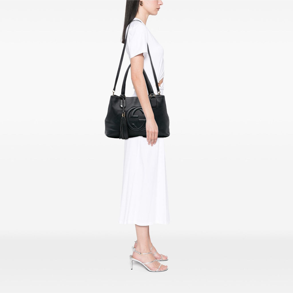 Gucci Medium Leather Soho Working Satchel