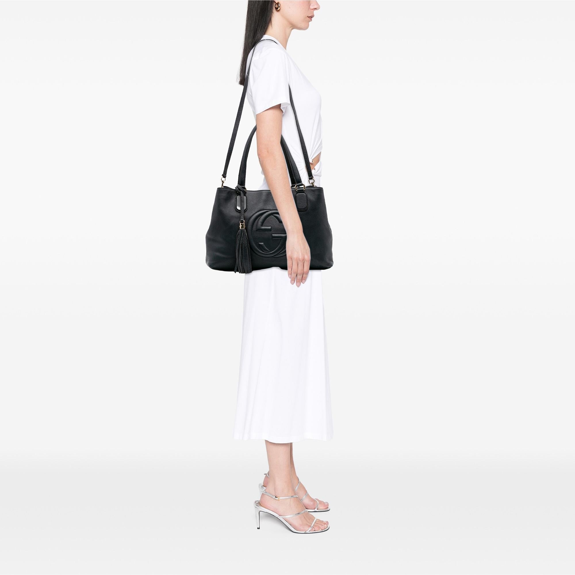 Gucci Medium Leather Soho Working Satchel