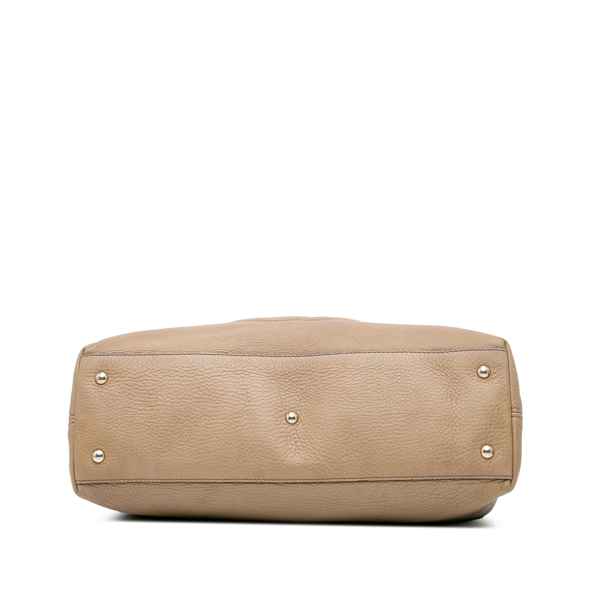 Gucci Medium Leather Soho Working Tote