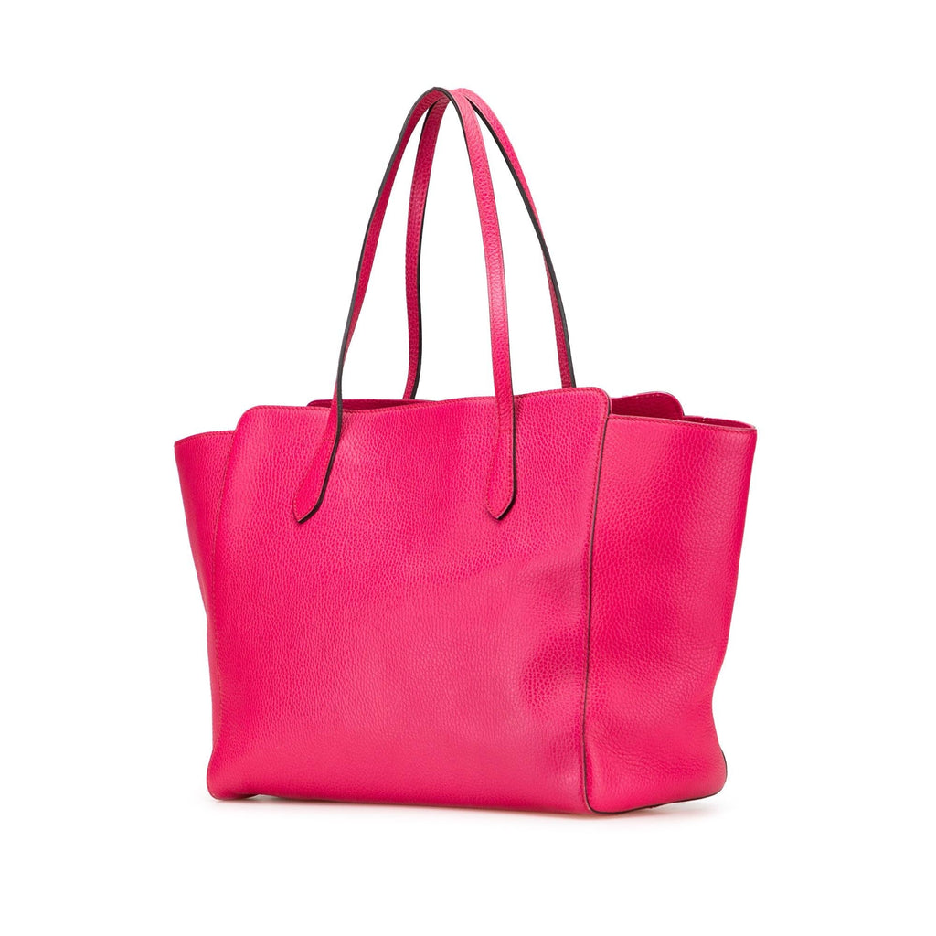 Gucci Medium Leather Swing Tote