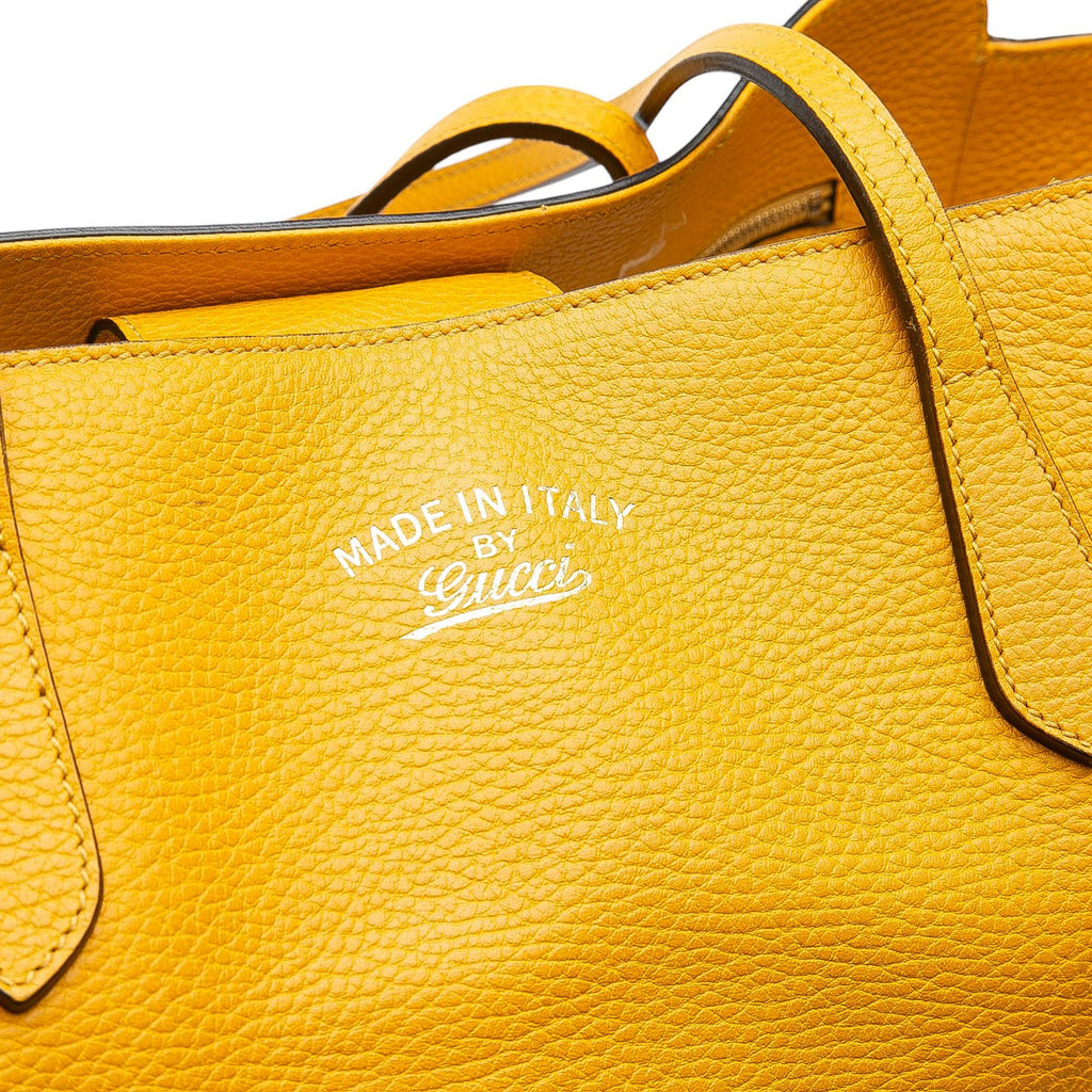 Gucci Medium Leather Swing Tote