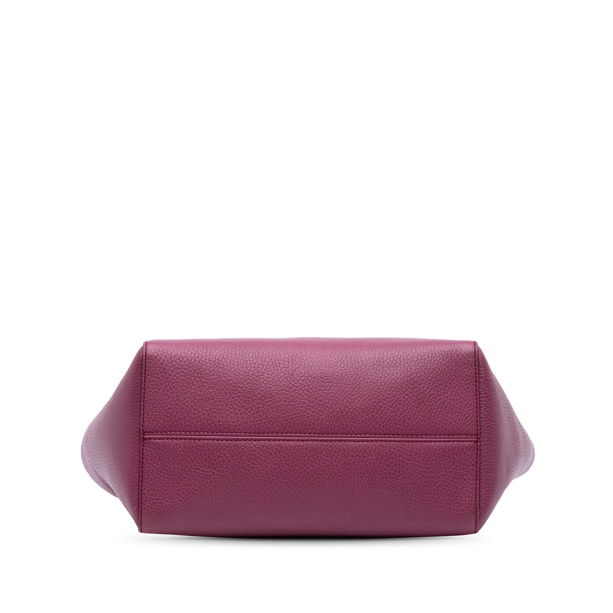 Gucci Medium Leather Swing Tote