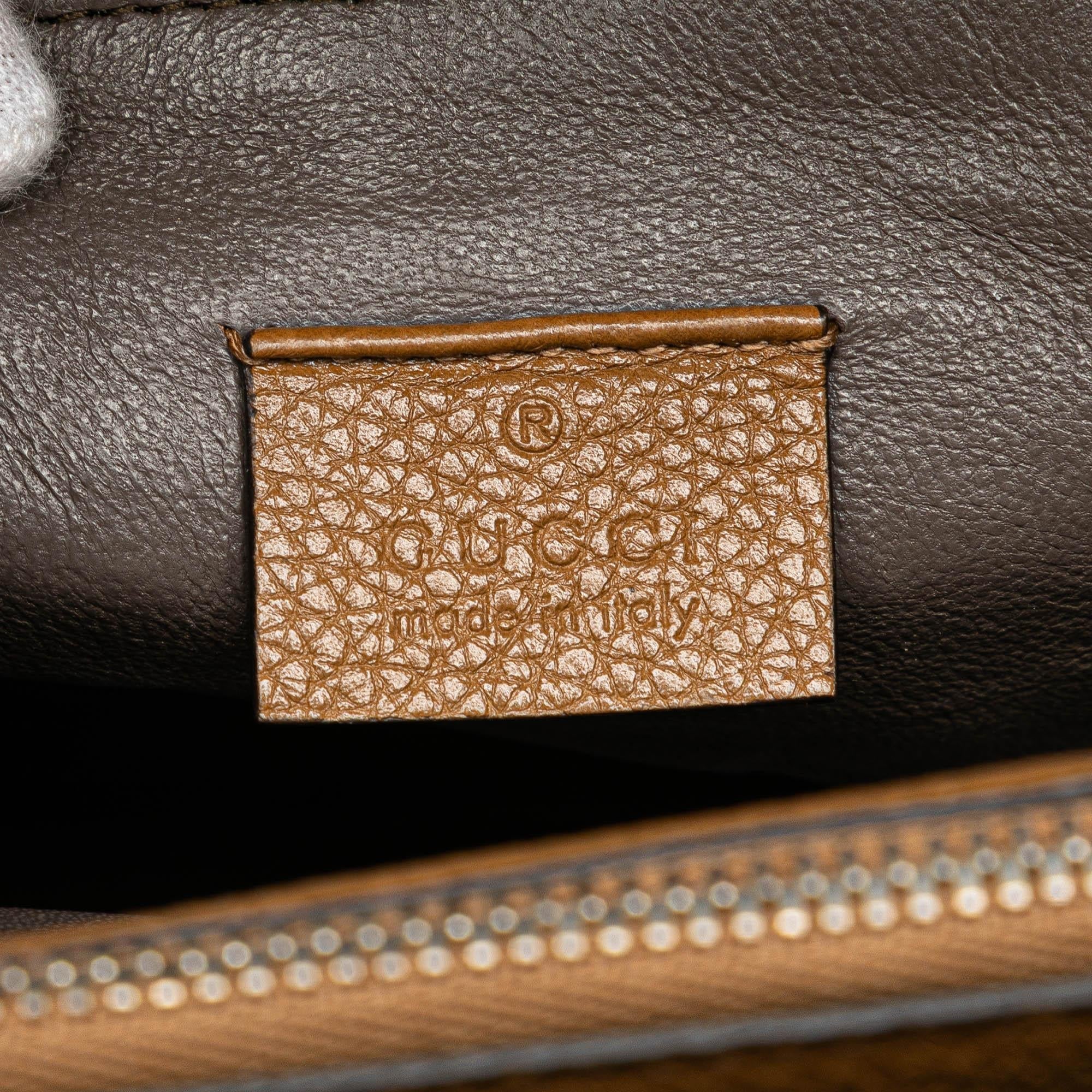 Gucci Medium Leather Zumi Top Handle Bag