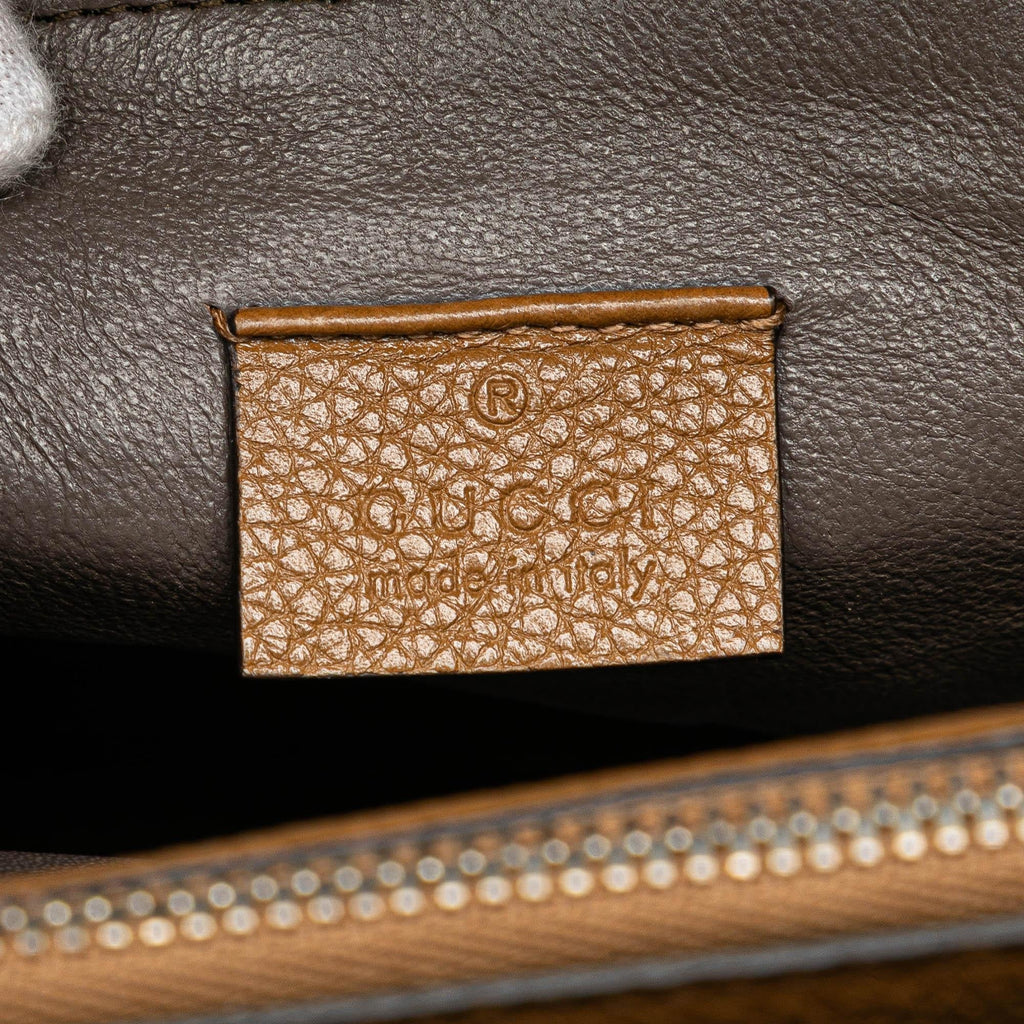 Gucci Medium Leather Zumi Top Handle Bag