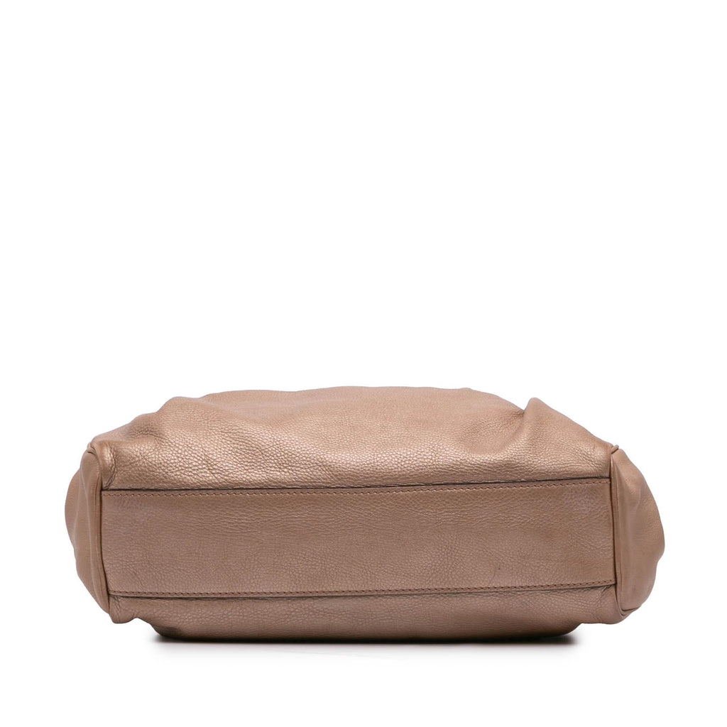 Gucci Medium Metallic Calfskin Sukey Tote