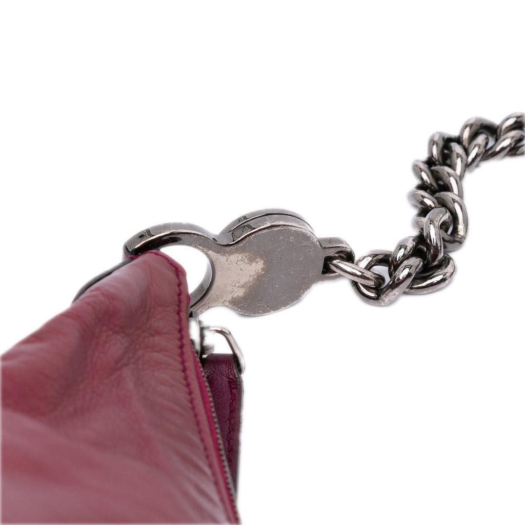 Gucci Medium Metallic Leather Galaxy Chain Shoulder Bag