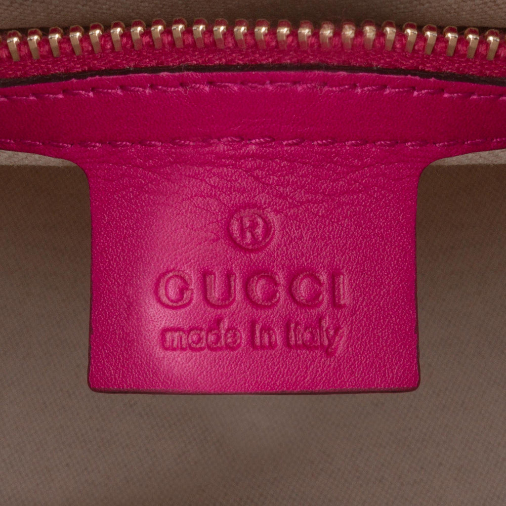 Gucci Medium Microguccissima PatLBt Nice Dome Satchel