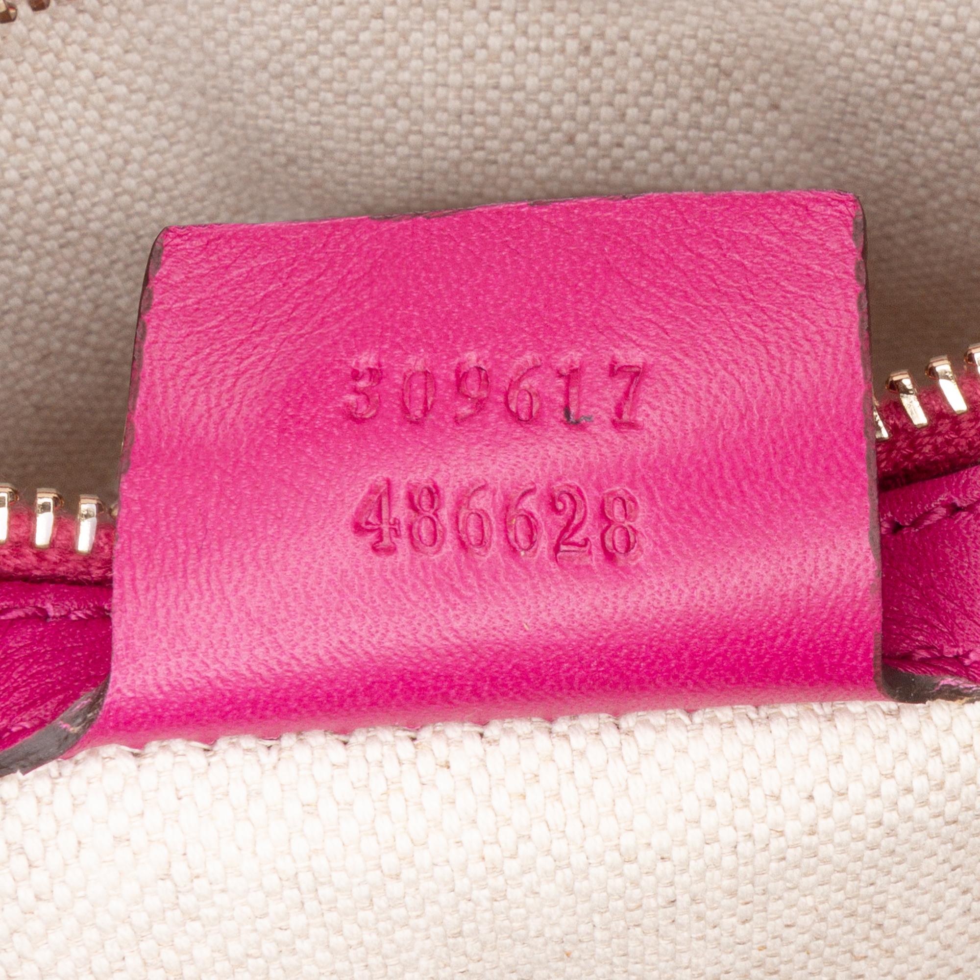 Gucci Medium Microguccissima PatLBt Nice Dome Satchel