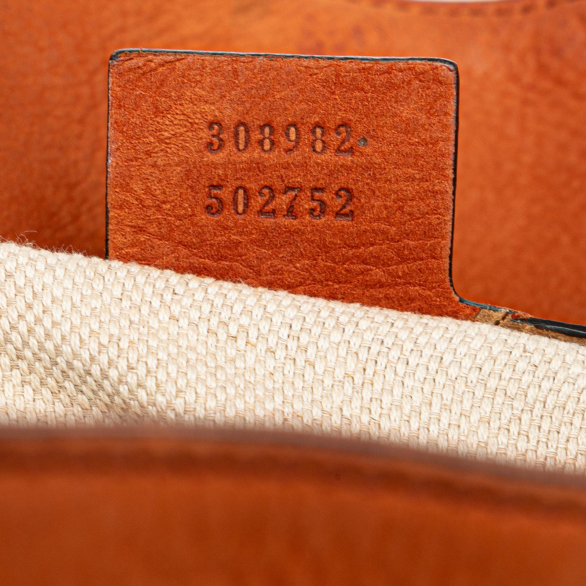 Gucci Medium Nubuck Leather Soho Chain Tote