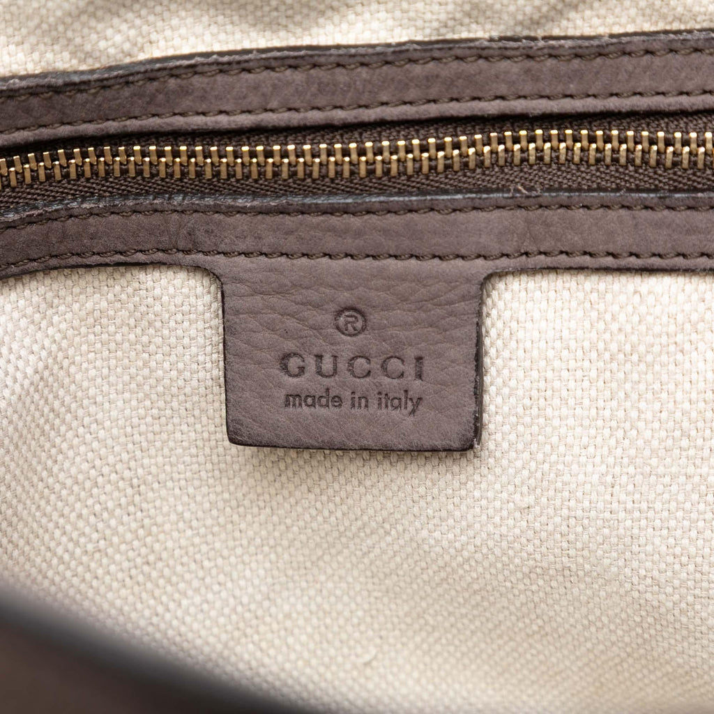 Gucci Medium Nubuck Leather Soho Chain Tote