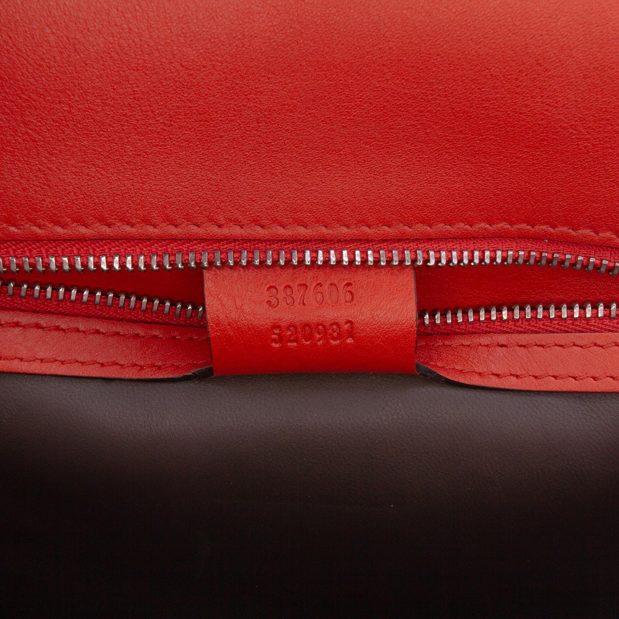 Gucci Medium PatLBt Dollar Interlocking G Crossbody