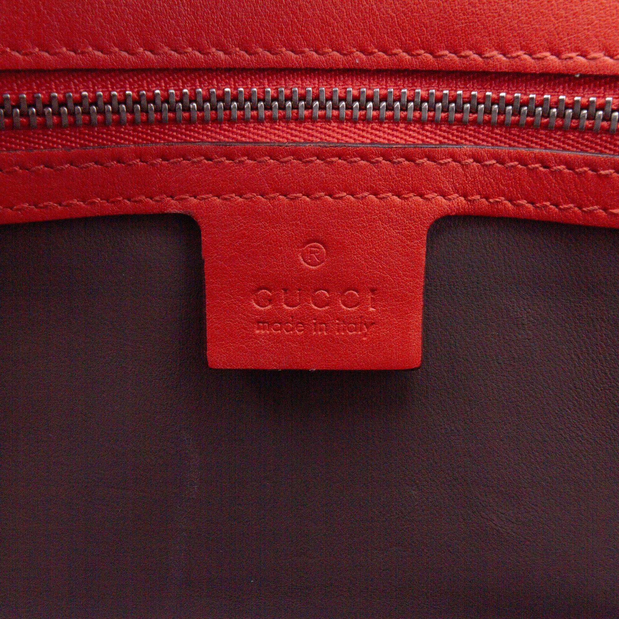 Gucci Medium PatLBt Dollar Interlocking G Crossbody