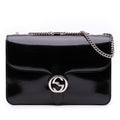 Gucci Medium PatLBt Dollar Interlocking G Crossbody