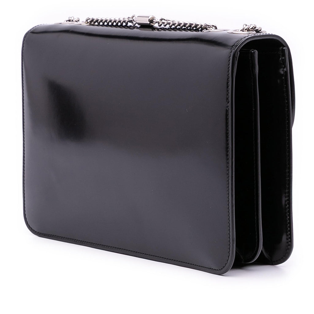 Gucci Medium PatLBt Dollar Interlocking G Crossbody