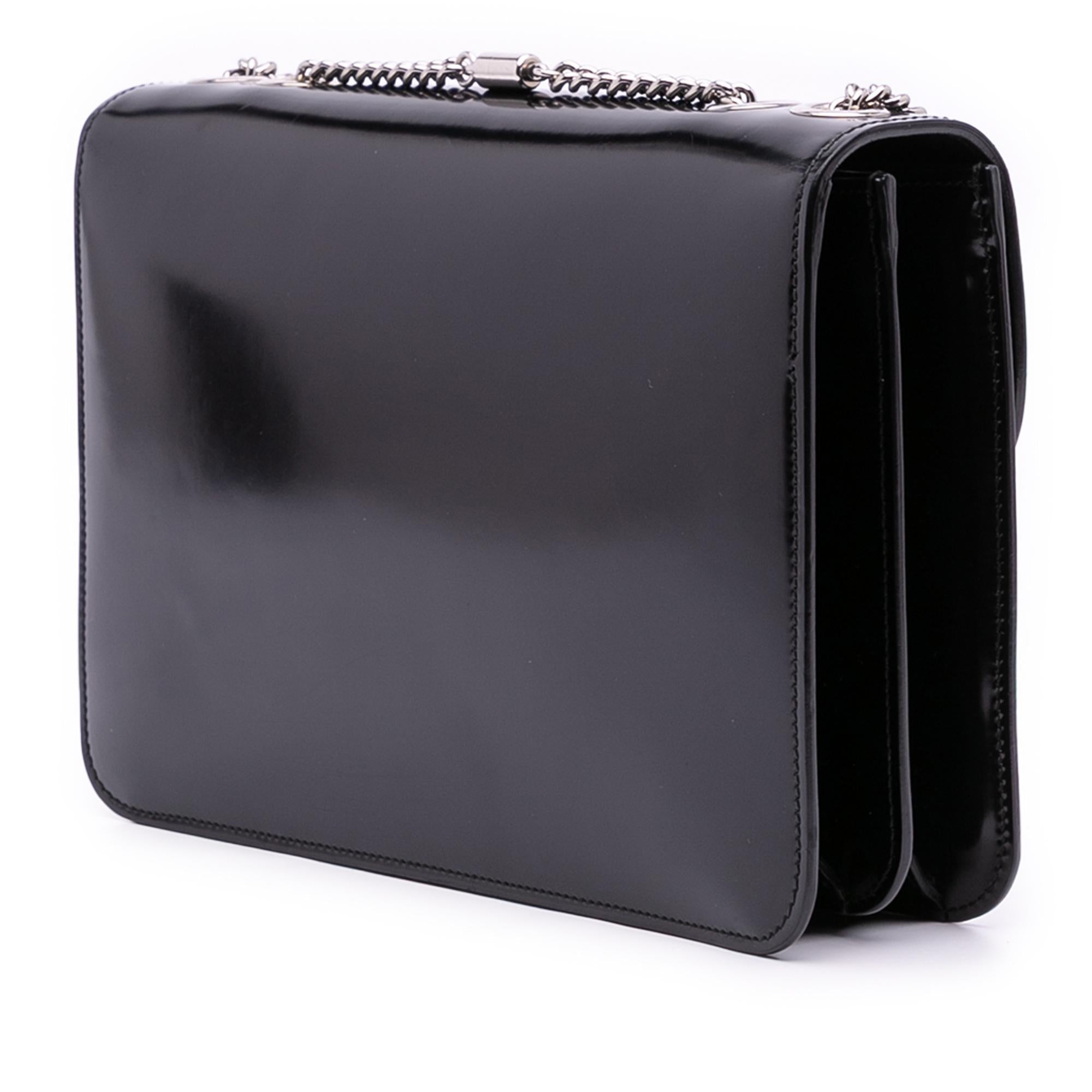 Gucci Medium PatLBt Dollar Interlocking G Crossbody
