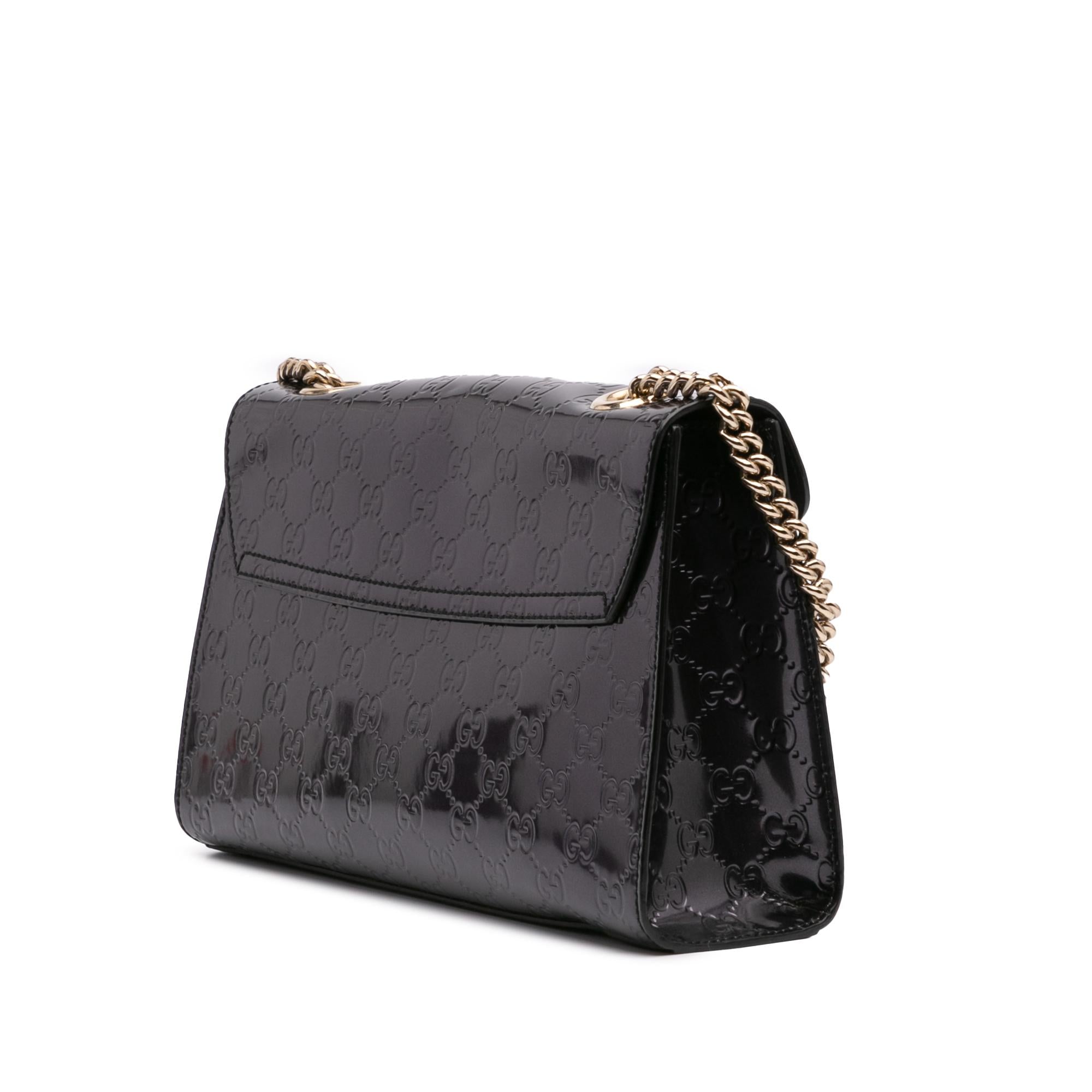 Gucci Medium PatLBt Guccissima Emily Shoulder Bag