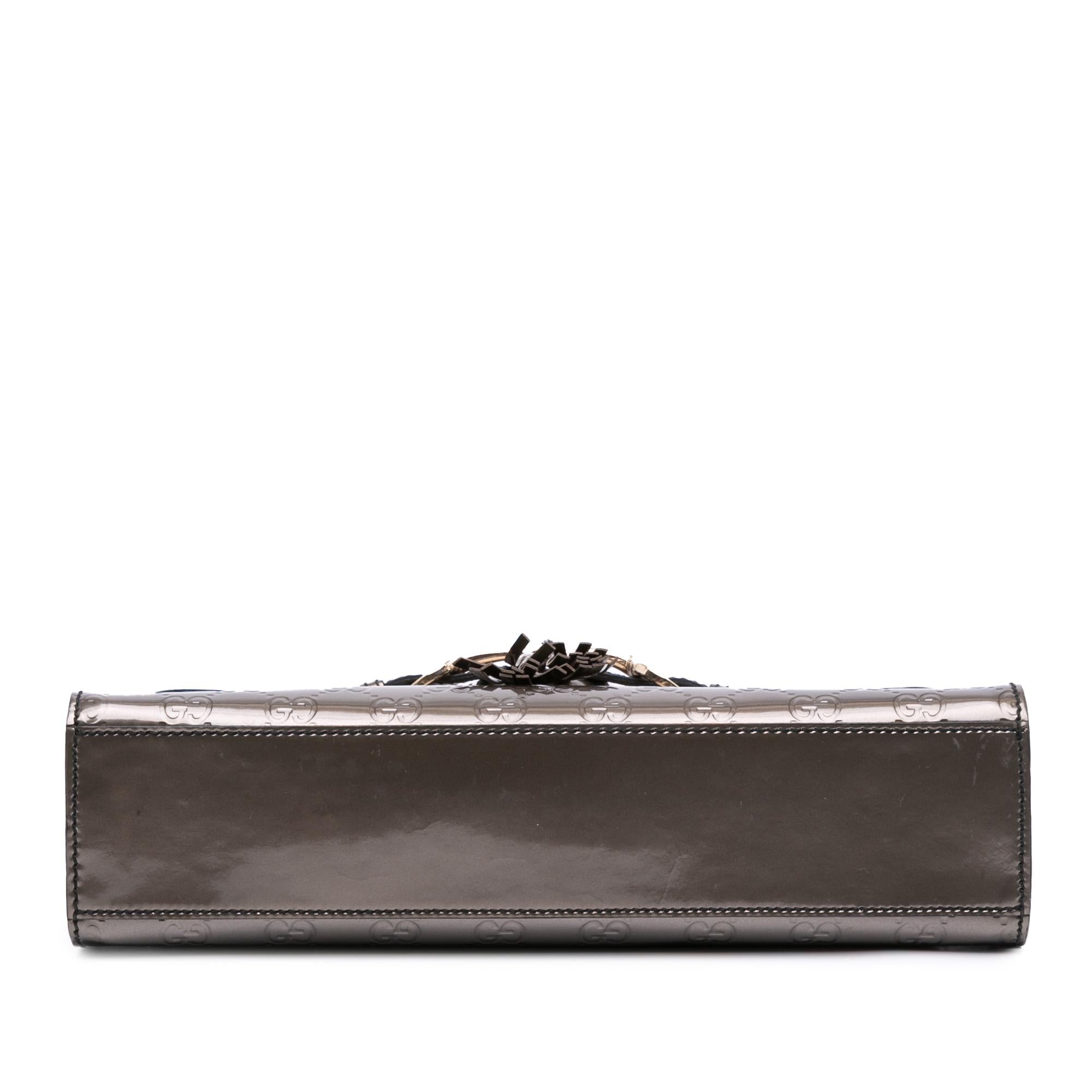 Gucci Medium PatLBt Guccissima Emily Shoulder Bag