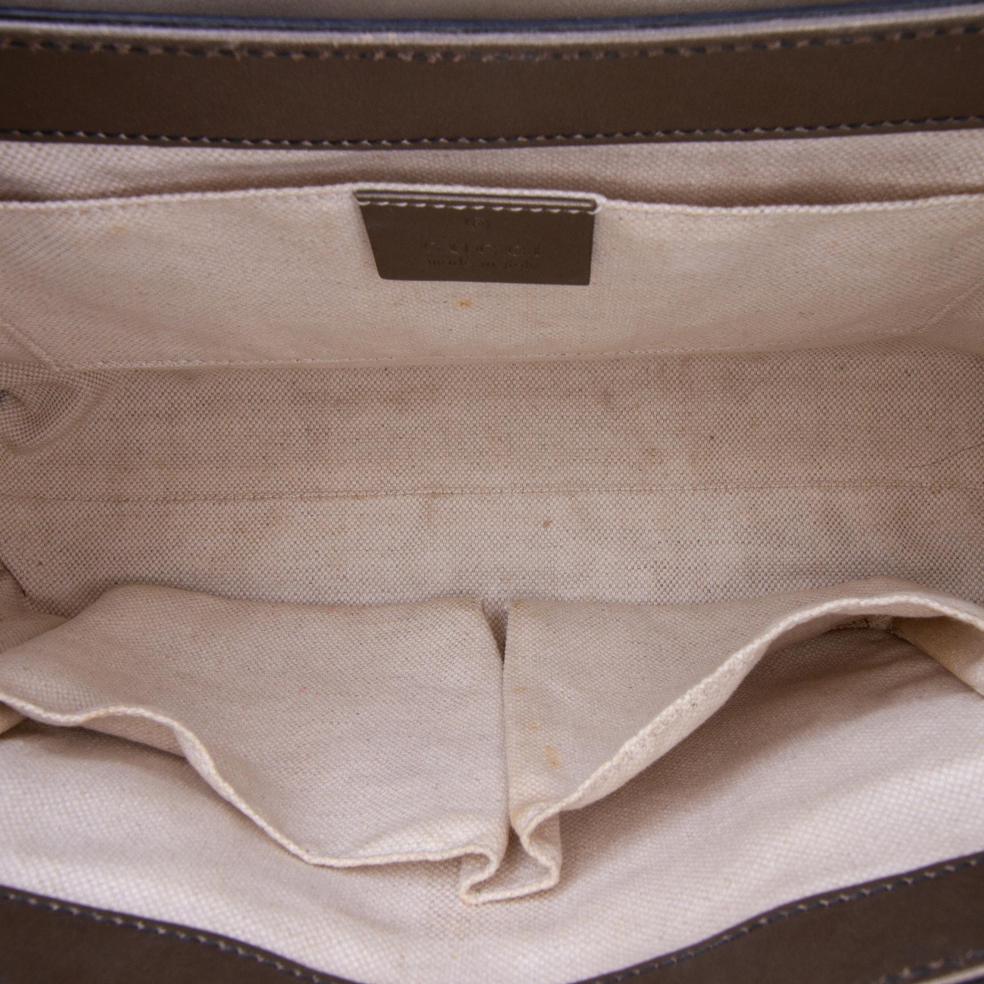 Gucci Medium PatLBt Guccissima Emily Shoulder Bag