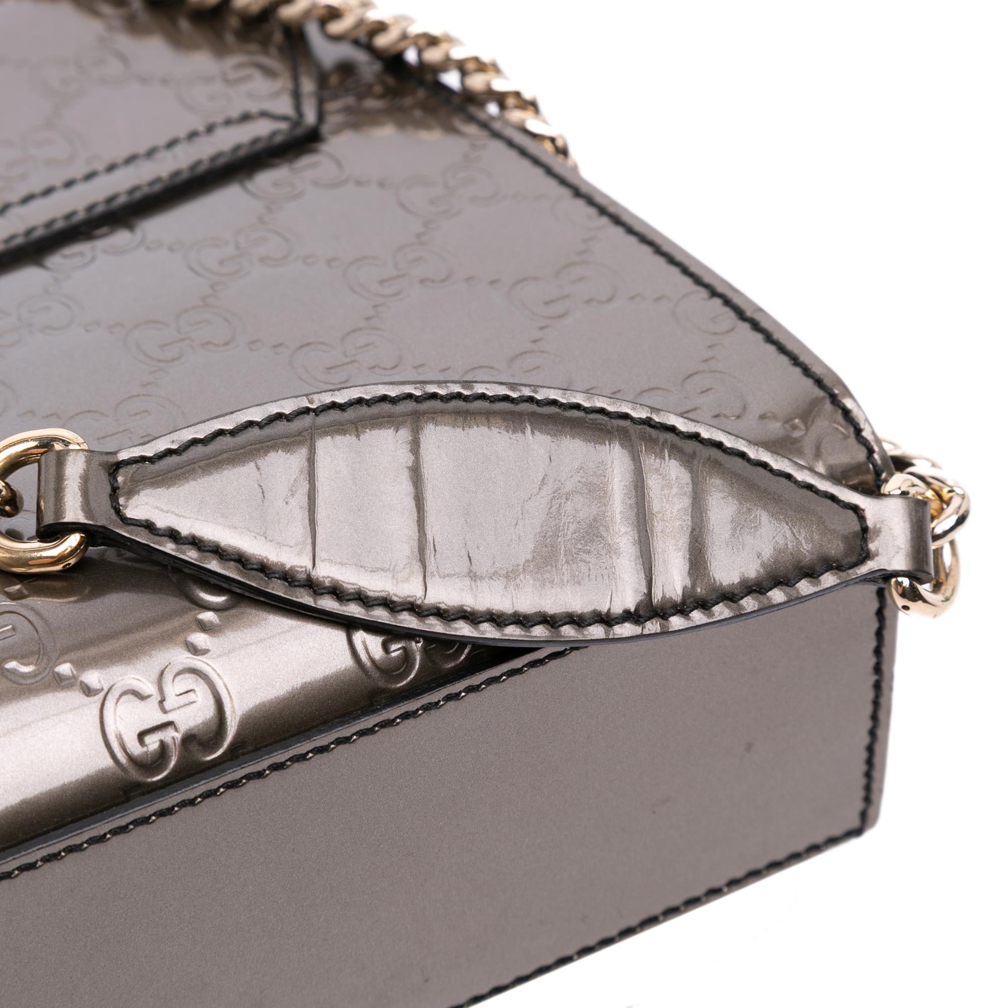 Gucci Medium PatLBt Guccissima Emily Shoulder Bag