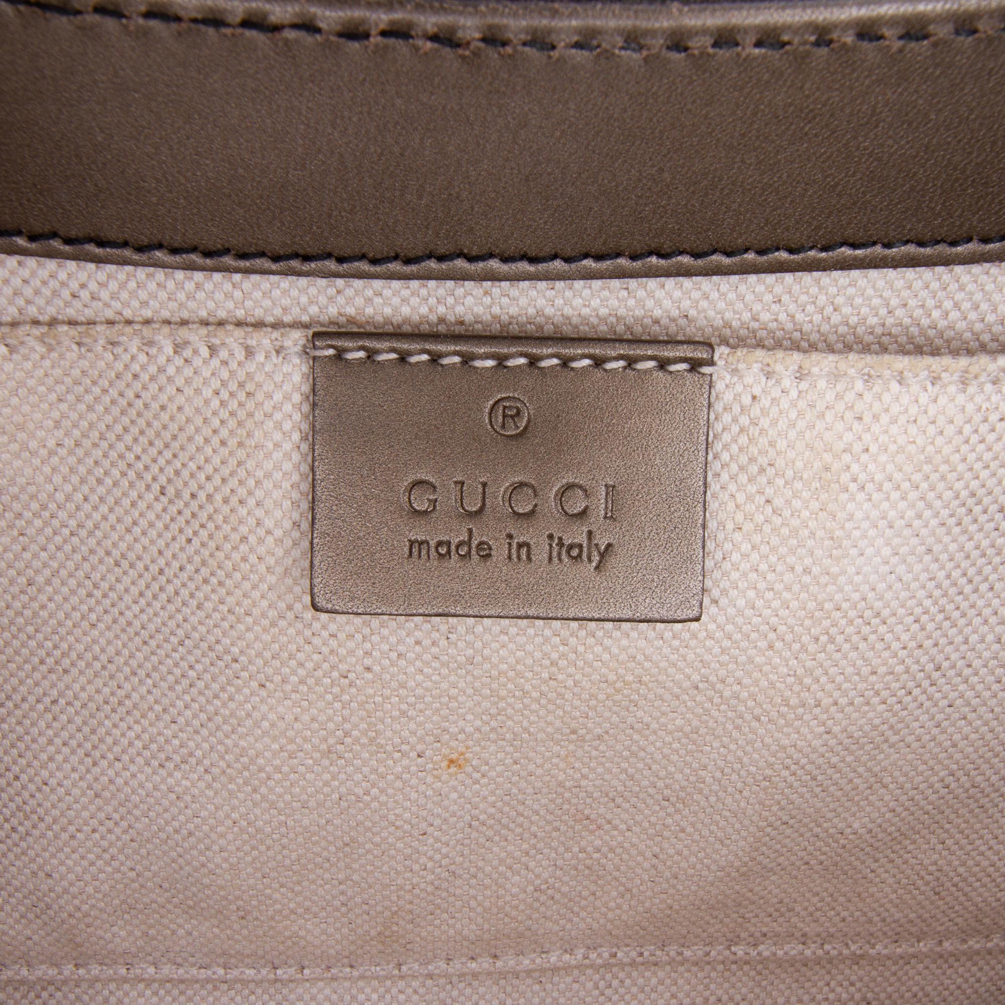 Gucci Medium PatLBt Guccissima Emily Shoulder Bag
