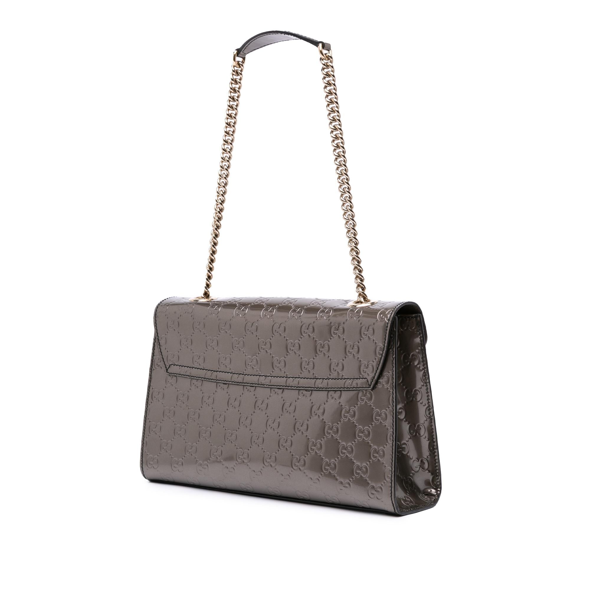Gucci Medium PatLBt Guccissima Emily Shoulder Bag