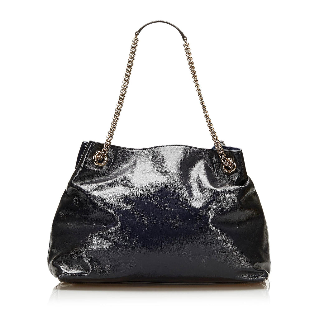 Gucci Medium 1:1 Rep Leather Soho Chain Tote (SHG-6iuy6S)