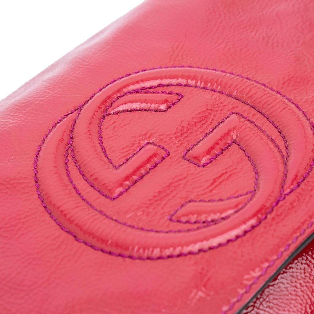 Gucci Medium PatLBt Soho Chain Flap Crossbody