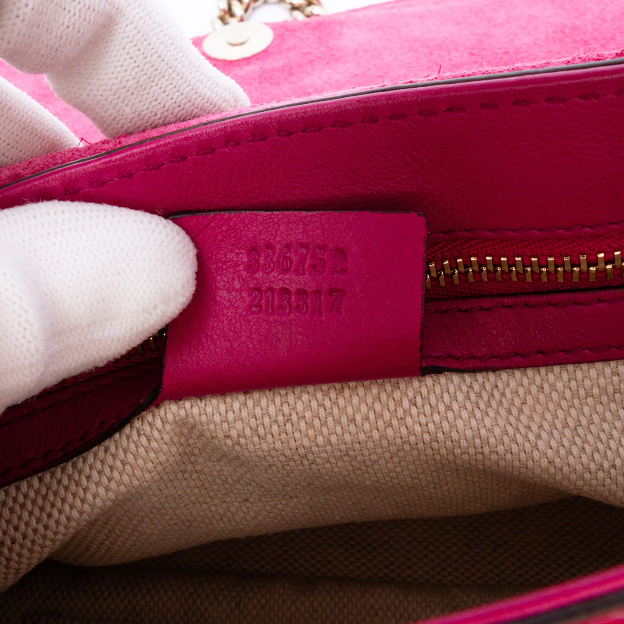 Gucci Medium PatLBt Soho Chain Flap Crossbody