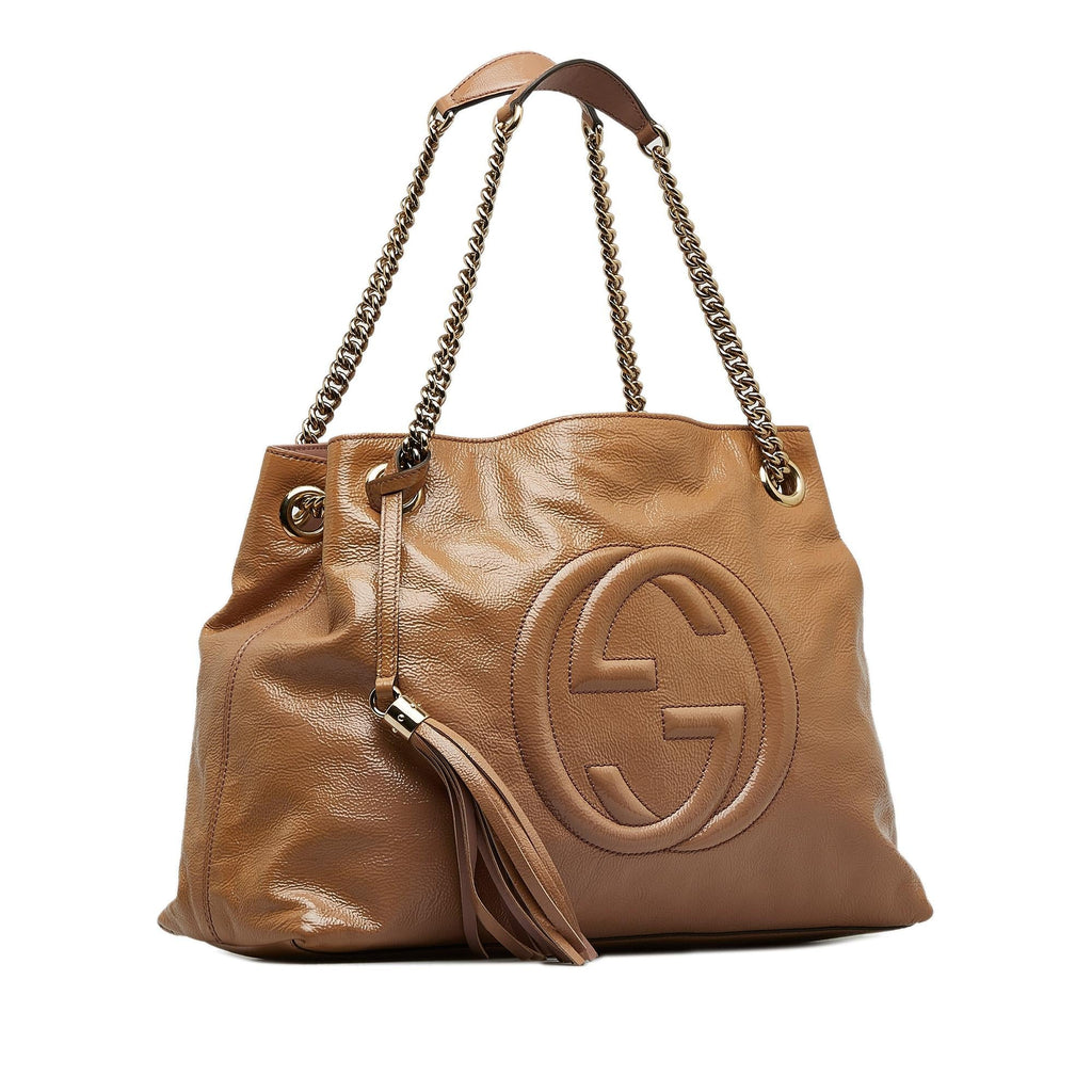 Gucci Medium 1:1 Rep Soho Chain Tote (SHG-YIWtty)