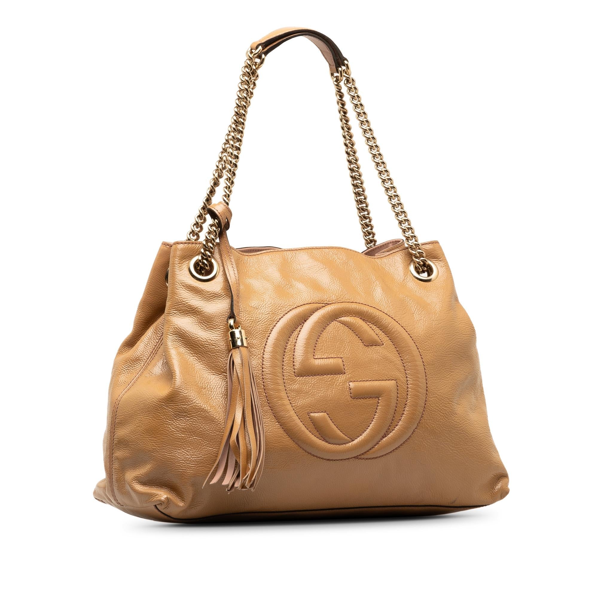 Gucci Medium 1:1 Rep Soho Chain Tote (SHG-jrt6iJ)