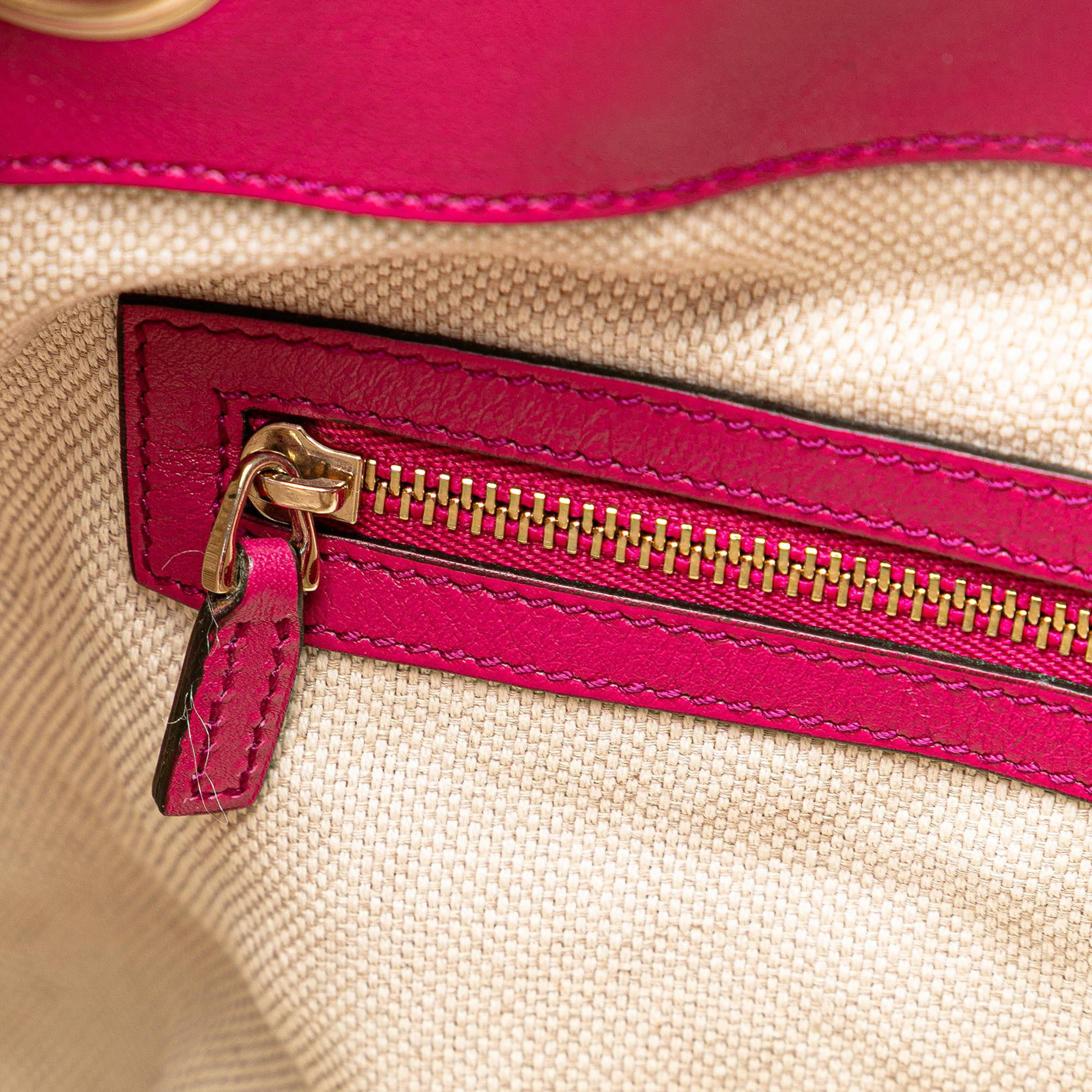 Gucci Medium PatLBt Soho Chain Tote