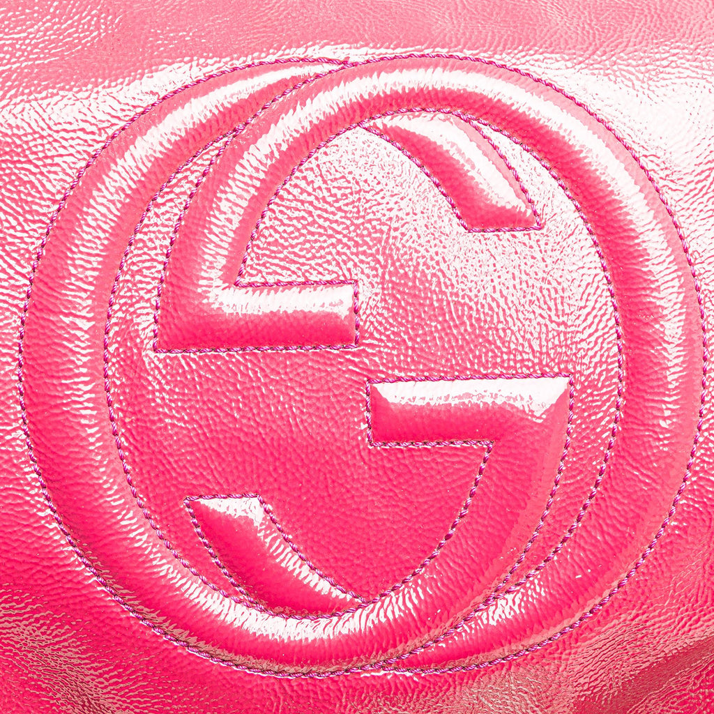 Gucci Medium PatLBt Soho Chain Tote