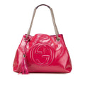 Gucci Medium Patent Soho Chain Tote