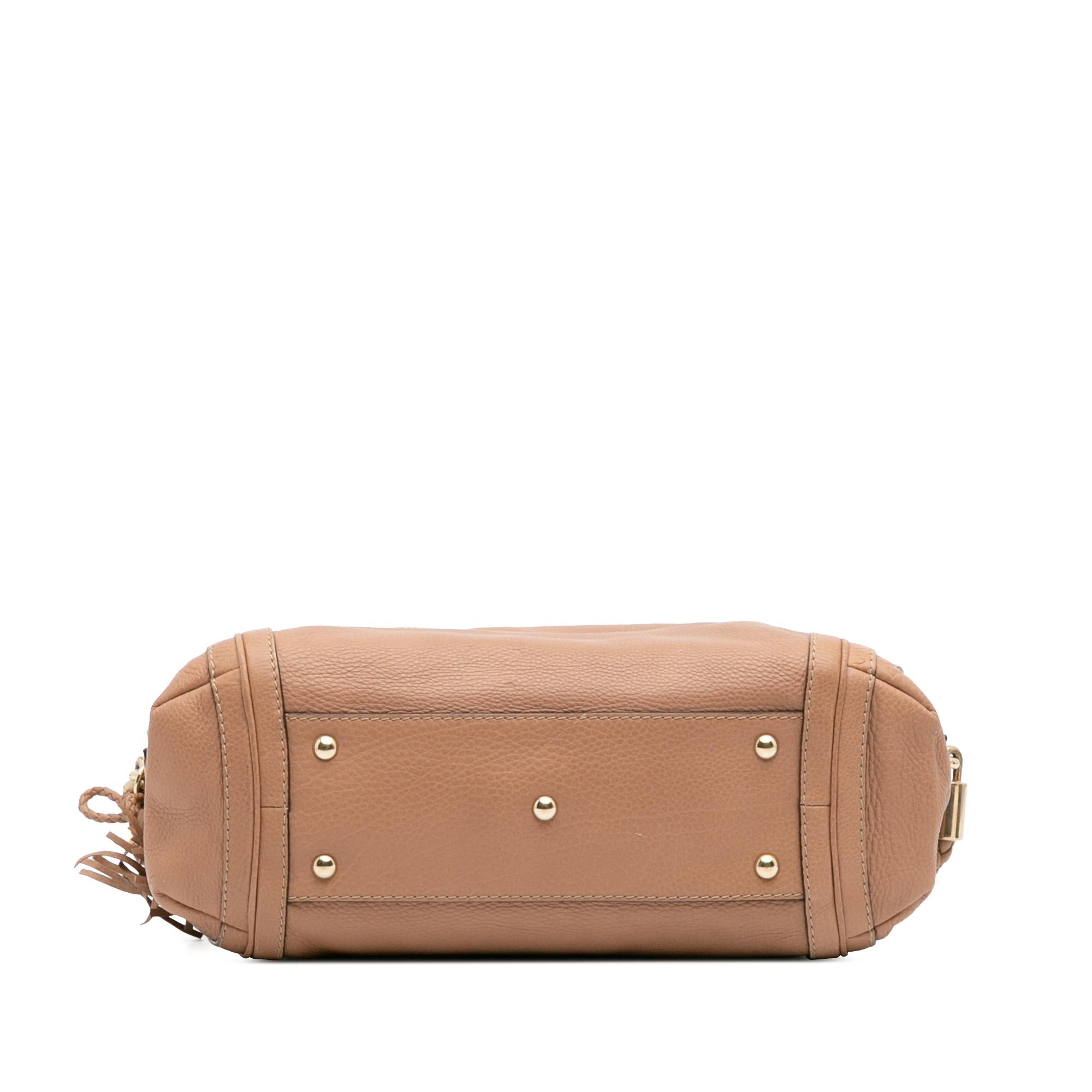Gucci Medium Pebbled Calfskin Bella Shoulder Bag