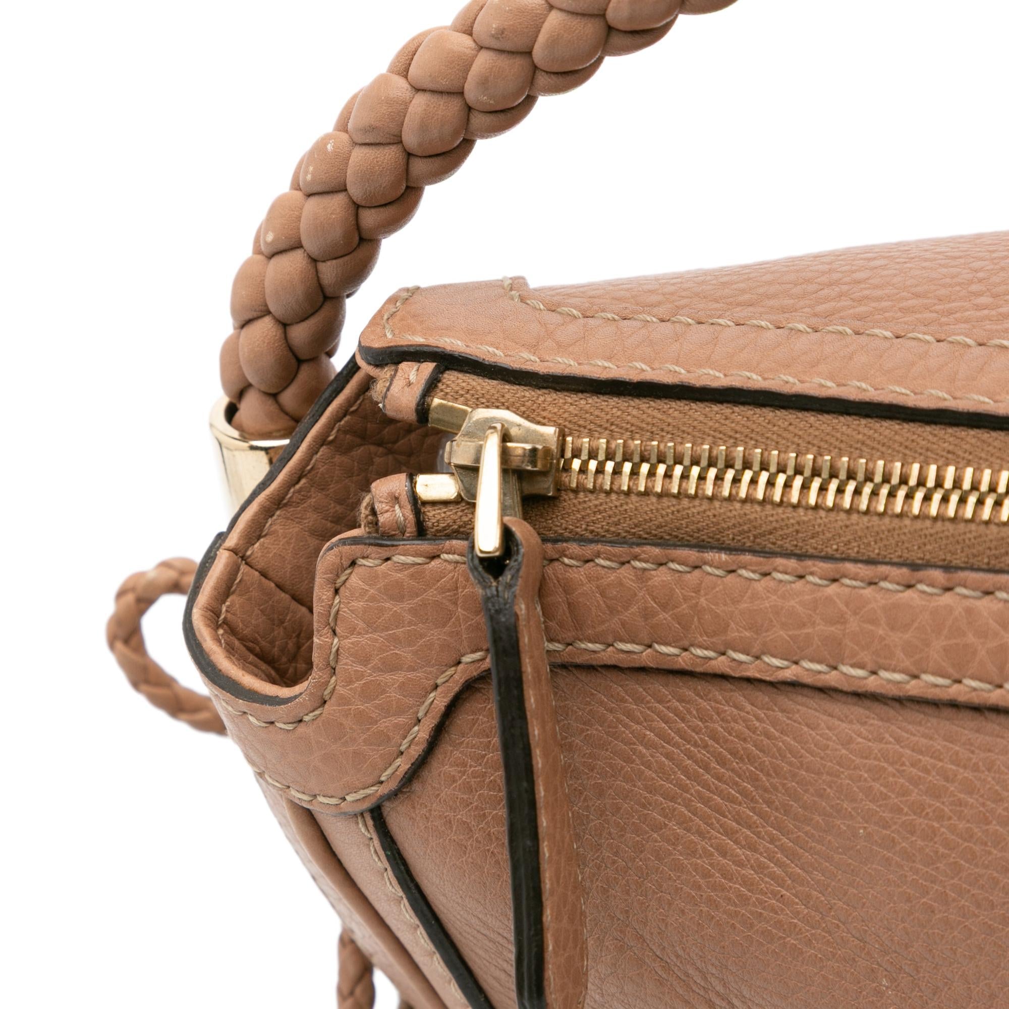 Gucci Medium Pebbled Calfskin Bella Shoulder Bag